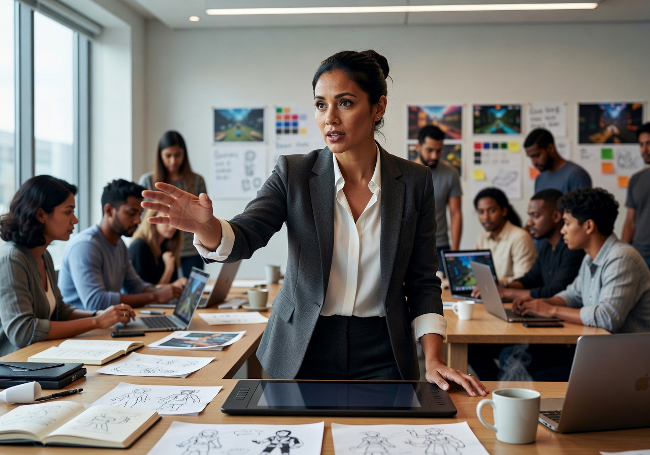 Sarah Martinez, Creative Director leading game design at Primogamepassage