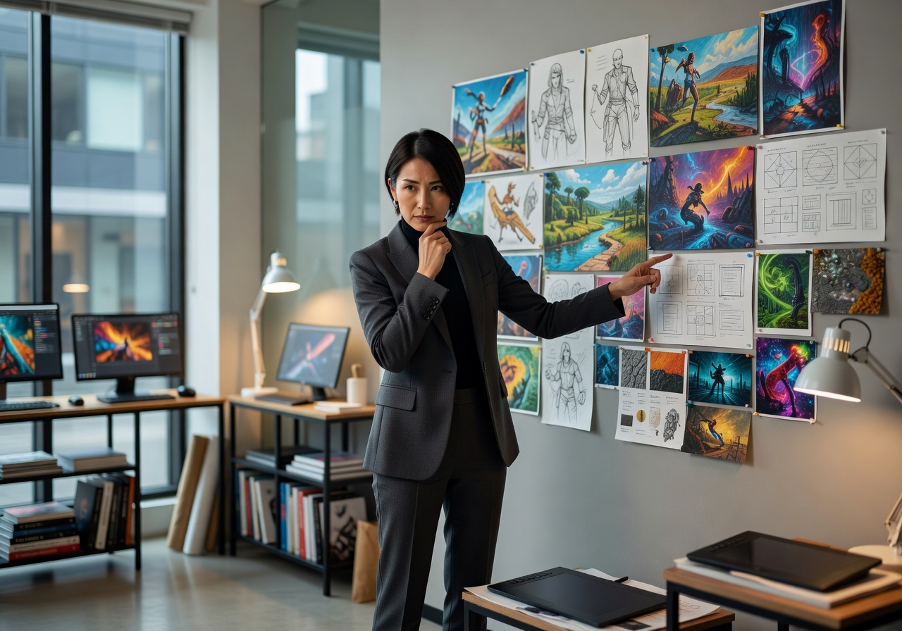 Yuki Tanaka, Art Director responsible for visual identity of all game titles